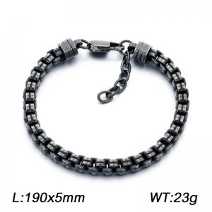 Fashionable stainless steel jewelry, men's daily wear bracelet - KB214663-KFC
