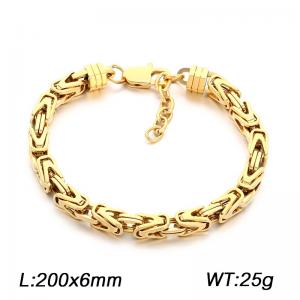 Fashionable stainless steel jewelry, men's daily wear bracelet - KB214666-KFC