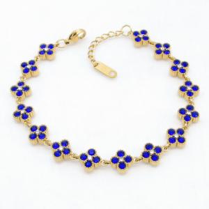 Stainless Steel Stone Bracelet - KB214952-AQ