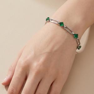 Stainless Steel Crystal Bracelet - KB215261-Z