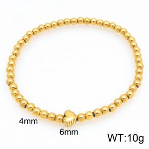 Stainless Steel Gold-plating Bracelet - KB215311-Z