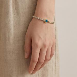 Stainless Steel Crystal Bracelet - KB215370-Z