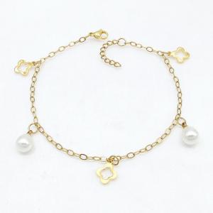 Stainless Steel Gold-plating Bracelet - KB215744-NJ