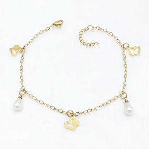 Stainless Steel Gold-plating Bracelet - KB215763-NJ