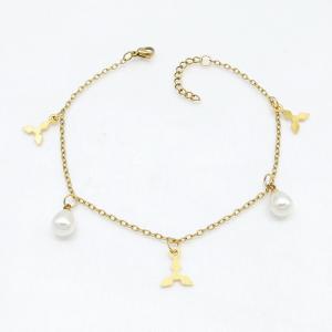 Stainless Steel Gold-plating Bracelet - KB215774-NJ