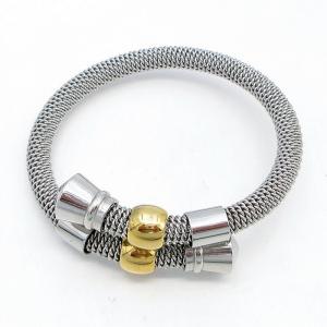 Stainless Steel Wire Bangle - KB215851-QY
