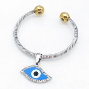 Stainless Steel Wire Bangle - KB215856-QY
