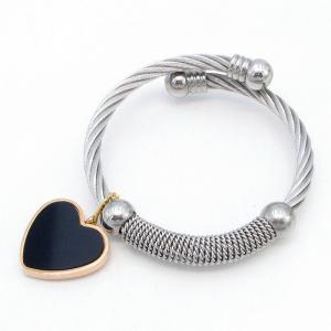 Stainless Steel Wire Bangle - KB215870-QY