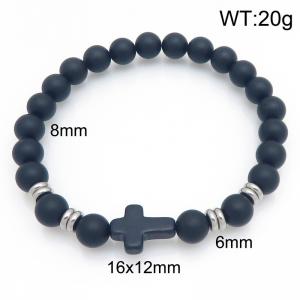 Cross Beaded Bracelet - KB215903-Z