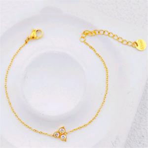 Stainless Steel Stone Bracelet - KB215915-SXSJ
