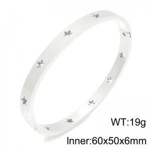Stainless Steel Bangle - KB216850-TSC