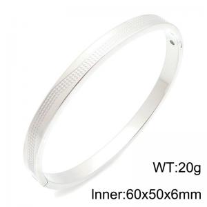 Stainless Steel Bangle - KB216885-TSC