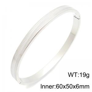 Stainless Steel Bangle - KB216888-TSC