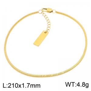 Stainless Steel Gold-plating Bracelet - KB216971-CQ