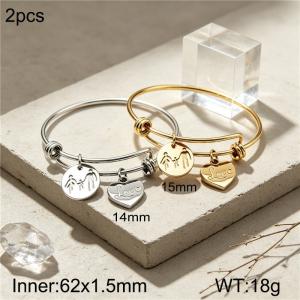 Stainless Steel Bangle - KB217027-Z