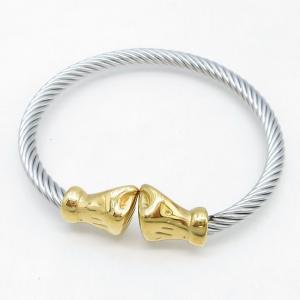 Stainless Steel Wire Bangle - KB217124-XY