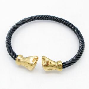 Stainless Steel Wire Bangle - KB217125-XY