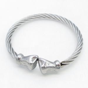 Stainless Steel Wire Bangle - KB217126-XY