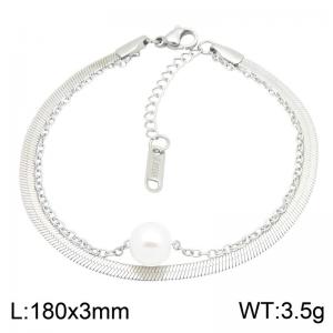 Stainless Steel Bracelet(women) - KB217232-HR