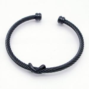 Stainless Steel Wire Bangle - KB217713-HB