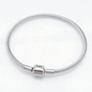 Stainless Steel Wire Bangle - KB217714-HB