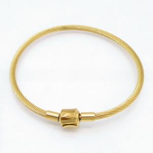 Stainless Steel Wire Bangle - KB217716-HB