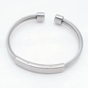 Stainless Steel Wire Bangle - KB217718-HB