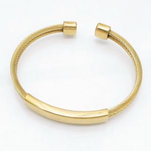 Stainless Steel Wire Bangle - KB217719-HB