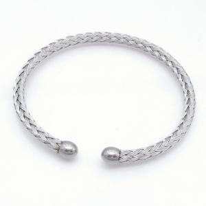 Stainless Steel Wire Bangle - KB217720-HB