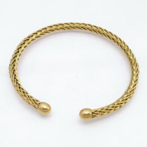 Stainless Steel Wire Bangle - KB217721-HB