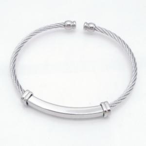 Stainless Steel Wire Bangle - KB217726-HB