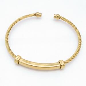 Stainless Steel Wire Bangle - KB217727-HB
