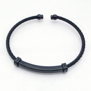 Stainless Steel Wire Bangle - KB217728-HB