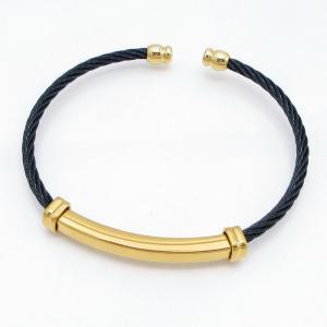 Stainless Steel Wire Bangle - KB217730-HB
