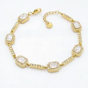 Stainless Steel Stone Bracelet - KB217764-KL