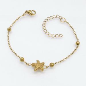 Stainless Steel Gold-plating Bracelet - KB217851-TJG