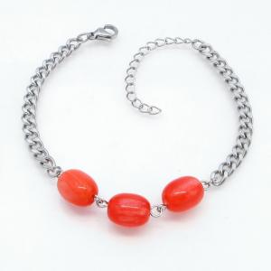 Stainless Steel Stone Bracelet - KB217869-TJG
