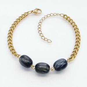 Stainless Steel Stone Bracelet - KB217876-TJG