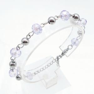 Stainless Steel Stone Bracelet - KB217895-TJG