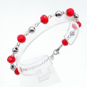 Stainless Steel Stone Bracelet - KB217896-TJG