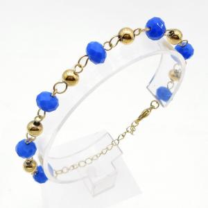 Stainless Steel Stone Bracelet - KB217907-TJG