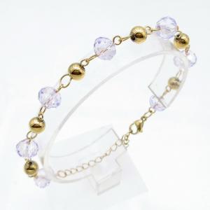 Stainless Steel Stone Bracelet - KB217913-TJG