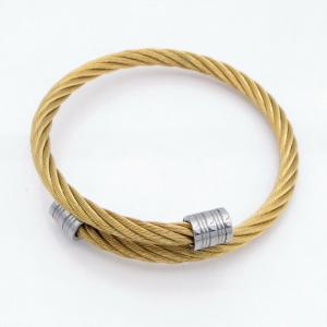 Stainless Steel Wire Bangle - KB217914-XY