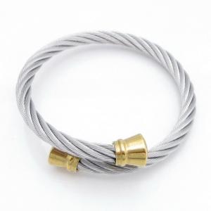 Stainless Steel Wire Bangle - KB217915-XY