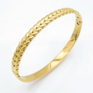 Stainless Steel Gold-plating Bangle - KB217926-YH