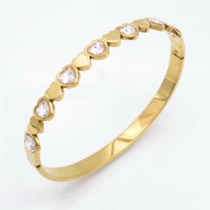 Stainless Steel Gold-plating Bangle - KB217930-YH