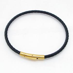 Stainless Steel Wire Bangle - KB218096-CQ