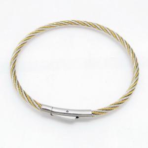 Stainless Steel Wire Bangle - KB218097-CQ