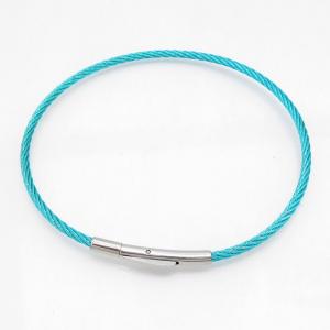 Stainless Steel Wire Bangle - KB218098-CQ