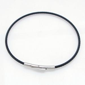 Stainless Steel Wire Bangle - KB218101-CQ